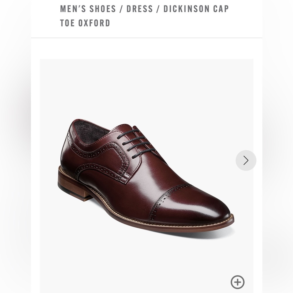 Cap Toe Oxford - Dickson Burgundy